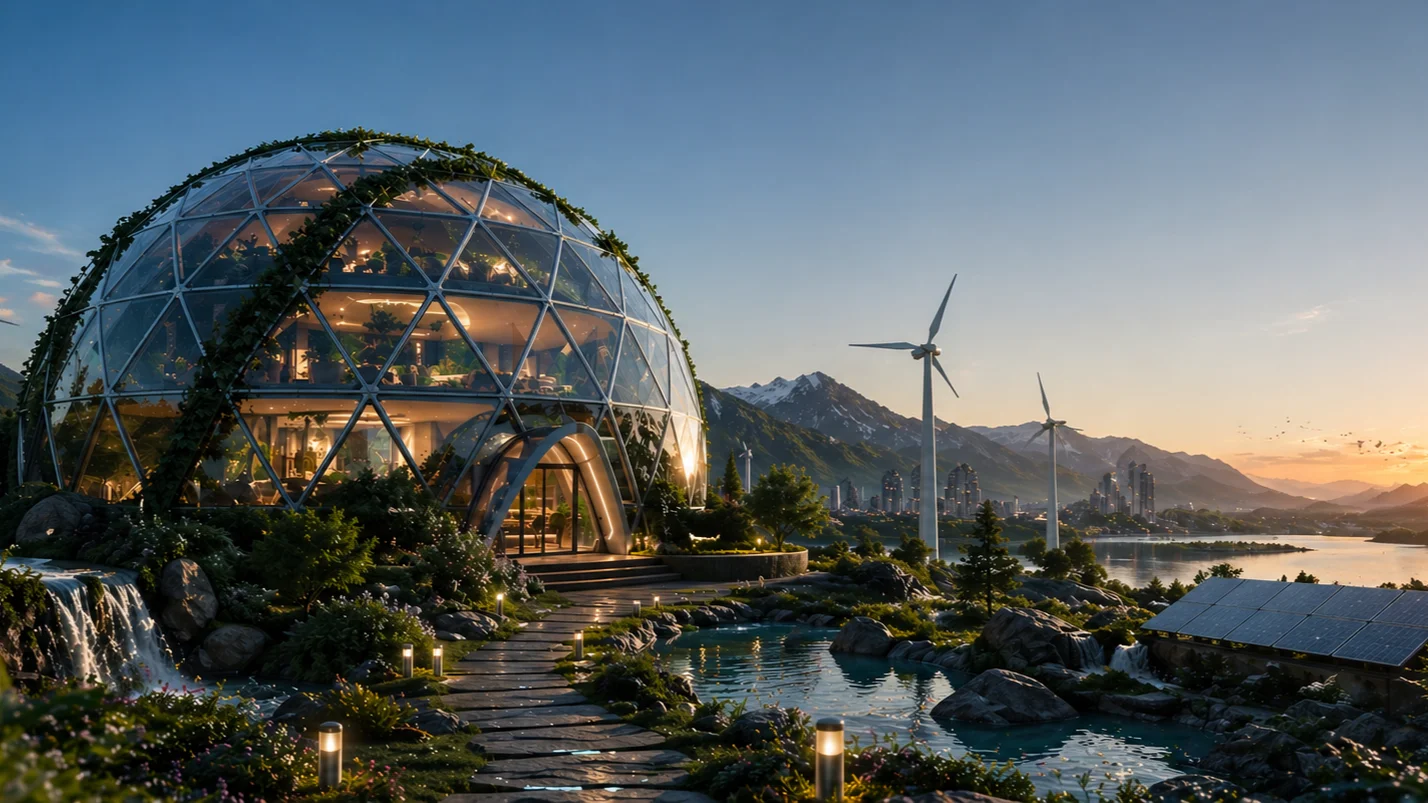 Geodesic dome architecture